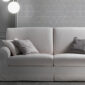 Divano sfoderabile dallo stile classico Harmony, 100% Made in Italy