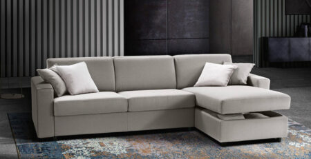 Divani letto con contenitore: praticità ed eleganza per la zona giorno